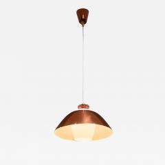 Paavo Tynell Copper Shade Paavo Tynell Chandelier Idman Finland 1950s - 794948