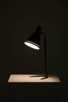 Paavo Tynell Early Table Lamp in Brass and Leather by Paavo Tynell 1950s - 4470976