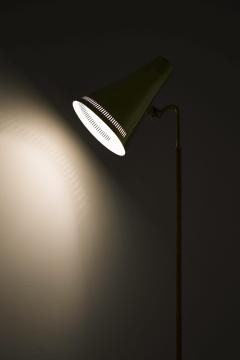 Paavo Tynell Floor Lamp in Brass and Cane by Paavo Tynell 1950s - 4470984