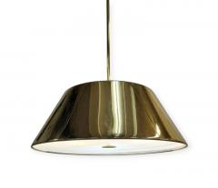 Paavo Tynell Grand Paavo Tynell Perforated Brass Ceiling Pendant Idman 1950s - 4230975