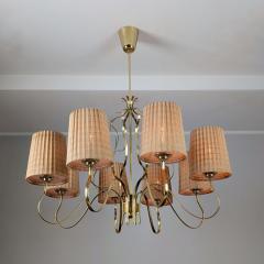 Paavo Tynell Important Paavo Tynell Chandelier for Kuusihokki Restaurant Taito 1940s - 4496742