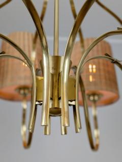 Paavo Tynell Important Paavo Tynell Chandelier for Kuusihokki Restaurant Taito 1940s - 4496745