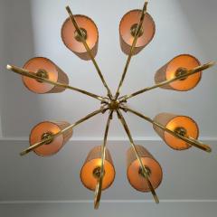 Paavo Tynell Important Paavo Tynell Chandelier for Kuusihokki Restaurant Taito 1940s - 4496749