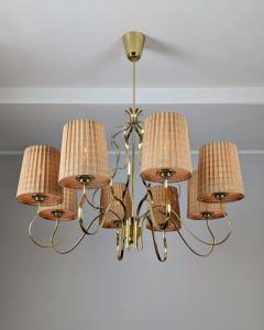 Paavo Tynell Important Paavo Tynell Chandelier for Kuusihokki Restaurant Taito 1940s - 4496751