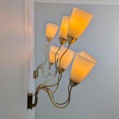 Paavo Tynell Important Pair of Paavo Tynell Wall Lamps for Kuusihokki Restaurant Taito 1940s - 4496762