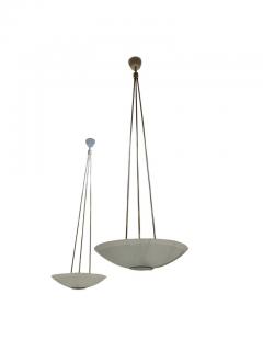Paavo Tynell Impressive 2m High Paavo Tynell Ceiling Lamps From Arabia Finland Taito 1940s  - 4087479