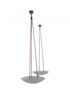 Paavo Tynell Impressive 2m High Paavo Tynell Ceiling Lamps From Arabia Finland Taito 1940s  - 4087480