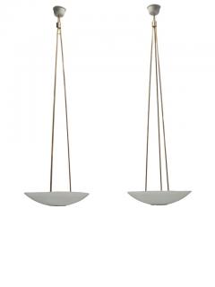 Paavo Tynell Impressive 2m High Paavo Tynell Ceiling Lamps From Arabia Finland Taito 1940s  - 4087483