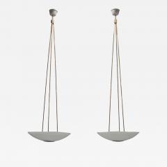Paavo Tynell Impressive 2m High Paavo Tynell Ceiling Lamps From Arabia Finland Taito 1940s  - 4097646