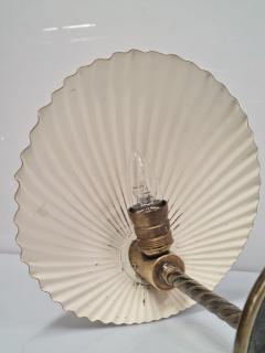 Paavo Tynell Large Paavo Tynell Full Brass Seashell Table Lamp Model 5321 Taito Oy 1940s - 3944051