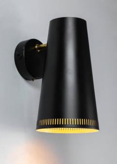 Paavo Tynell Large Pair of Paavo Tynell Black Wall Lights for Taito Oy - 637512