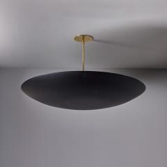 Paavo Tynell Large Raul Reyes Rey 30 Perforated Dome Chandelier in Black - 4174175
