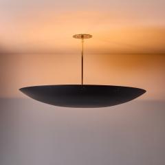 Paavo Tynell Large Raul Reyes Rey 30 Perforated Dome Chandelier in Black - 4174177
