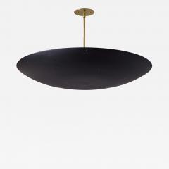 Paavo Tynell Large Raul Reyes Rey 30 Perforated Dome Chandelier in Black - 4177197
