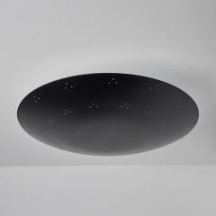 Paavo Tynell Large Two Enlighten Rey Perforated Dome Ceiling Lamp in Black - 2718617