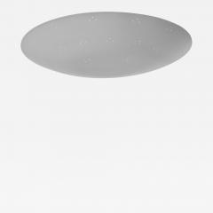 Paavo Tynell Large Two Enlighten Rey Perforated Dome Ceiling Lamp in White - 2724894