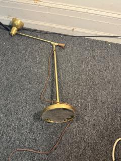 Paavo Tynell MID CENTURY ADJUSTABLE HEIGHT GOLDTONE FLOOR LAMPS - 4283042