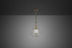 Paavo Tynell Model 1004 Brass Pendant Lamp by Paavo Tynell for Taito Finland 1930s - 4739957