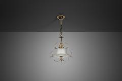 Paavo Tynell Model 1004 Brass Pendant Lamp by Paavo Tynell for Taito Finland 1930s - 4739967