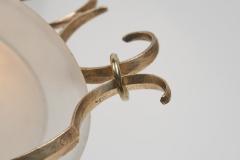 Paavo Tynell Model 1004 Brass Pendant Lamp by Paavo Tynell for Taito Finland 1930s - 4739973