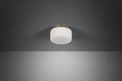 Paavo Tynell Model 80154 Opal Glass Ceiling Lamp by Paavo Tynell for Idman Finland 1930s - 4387074