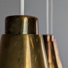 Paavo Tynell Modernist Paavo Tynell Perforated Brass Pendant Model 1995 3 Taito 1950s - 4423431
