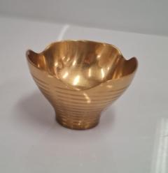 Paavo Tynell Paavo Helena Tynell Cast Brass Bowl Model no 4 Taito 1940s - 4138068