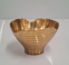 Paavo Tynell Paavo Helena Tynell Cast Brass Bowl Model no 4 Taito 1940s - 4138070