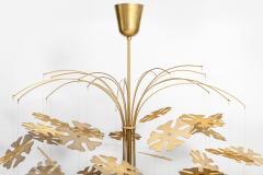 Paavo Tynell Paavo Tynell 1890 1973 Snowflake brass ceiling light - 4044540