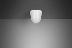 Paavo Tynell Paavo Tynell 80112 25 Milk Glass Ceiling Light for Idman Oy Finland 1950s - 3582126