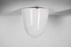 Paavo Tynell Paavo Tynell 80112 25 Milk Glass Ceiling Lights for Idman Oy Finland 1950s - 3690325