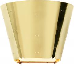 Paavo Tynell Paavo Tynell 9464 Perforated Brass and Glass Wall Light - 1739460