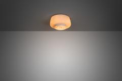 Paavo Tynell Paavo Tynell A2 8 Opal Glass Ceiling Light for Idman Finland 1960s - 3663283