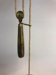 Paavo Tynell Paavo Tynell Adjustable Ceiling Lamp Model 1968 in Rattan Taito 1950s - 4098630