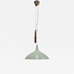 Paavo Tynell Paavo Tynell Adjustable Ceiling Lamp Model A1965 in Light Green Taito 1950s - 4140784
