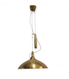 Paavo Tynell Paavo Tynell Adjustable Ceiling Lamp Model A1965 in Perforated Brass Taito 1950s - 4231029
