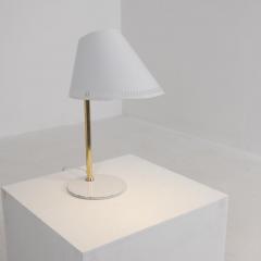 Paavo Tynell Paavo Tynell Adjustable Table Lamp Model 9227 in White and Brass Idman 1950s - 4600163