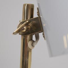 Paavo Tynell Paavo Tynell Adjustable Table Lamp Model 9227 in White and Brass Idman 1950s - 4600165