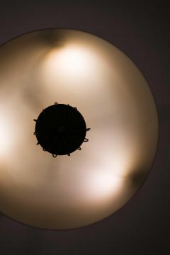 Paavo Tynell Paavo Tynell Brass Glass Ceiling Lamp by Taito Oy 1950s - 4632571