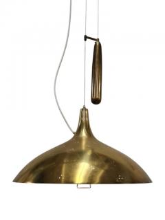 Paavo Tynell Paavo Tynell Brass Perfortated Adjustable Ceiling Lamp Model 1965 Taito 1950s - 3932768