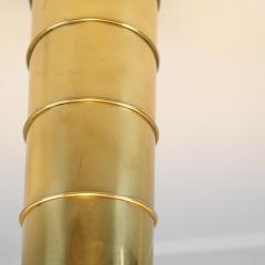 Paavo Tynell Paavo Tynell Ceiling Lamp Cannon Shell 9053 in Brass and Glass Idman 1950s - 4601429