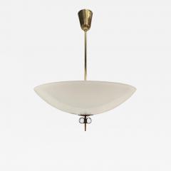 Paavo Tynell Paavo Tynell Chandelier in Brass Glass Model no 1088 Idman 1950s - 3935557