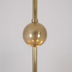 Paavo Tynell Paavo Tynell Commissioned Chandelier in Brass Fabric Taito 1940s - 4621708