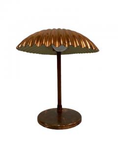 Paavo Tynell Paavo Tynell Copper Sea Shell Table Lamp Model 5321 Taito Oy 1940s - 3950829