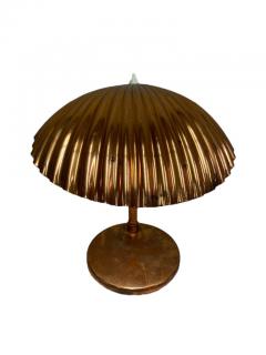 Paavo Tynell Paavo Tynell Copper Sea Shell Table Lamp Model 5321 Taito Oy 1940s - 3950830