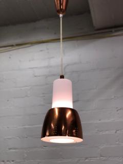 Paavo Tynell Paavo Tynell Copper and Opal Glass Ceiling Pendant Model K2 16 Idman 1950s - 4125407