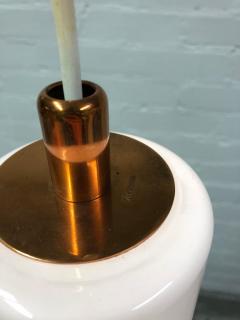Paavo Tynell Paavo Tynell Copper and Opal Glass Ceiling Pendant Model K2 16 Idman 1950s - 4125409