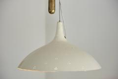 Paavo Tynell Paavo Tynell Counter Weight Chandelier in Brass and White in Original Condition - 1516946