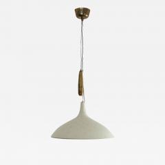 Paavo Tynell Paavo Tynell Counter Weight Chandelier in Brass and White in Original Condition - 1518077