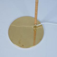 Paavo Tynell Paavo Tynell Floor Lamp Model K10 9 9628 in Full Brass Rattan Taito 1950s - 4248969